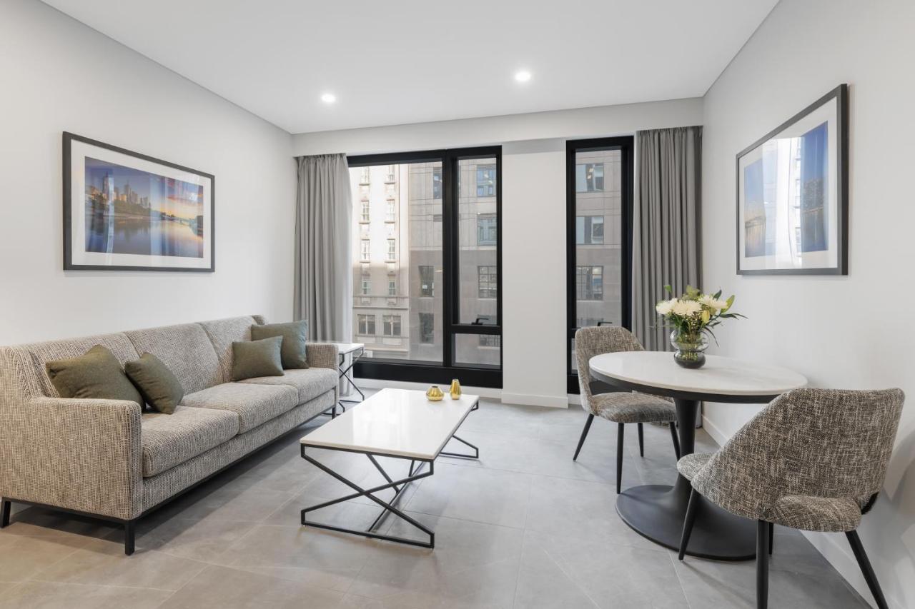 Meriton Suites ملبورن المظهر الخارجي الصورة Living room