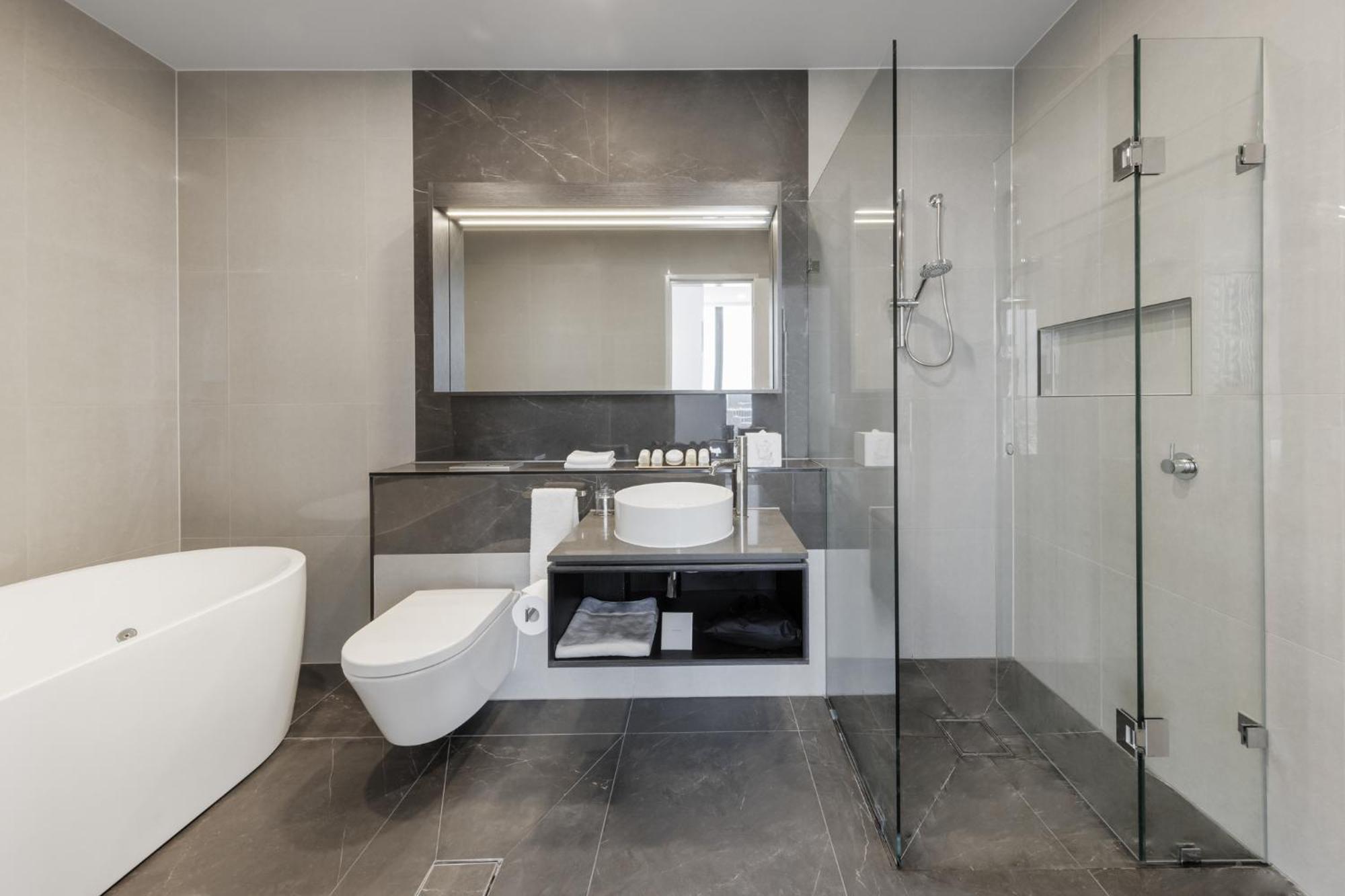 Meriton Suites ملبورن المظهر الخارجي الصورة Bathroom