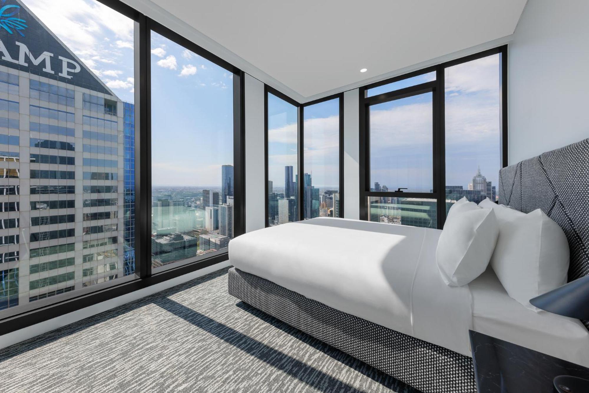 Meriton Suites ملبورن المظهر الخارجي الصورة Bedroom