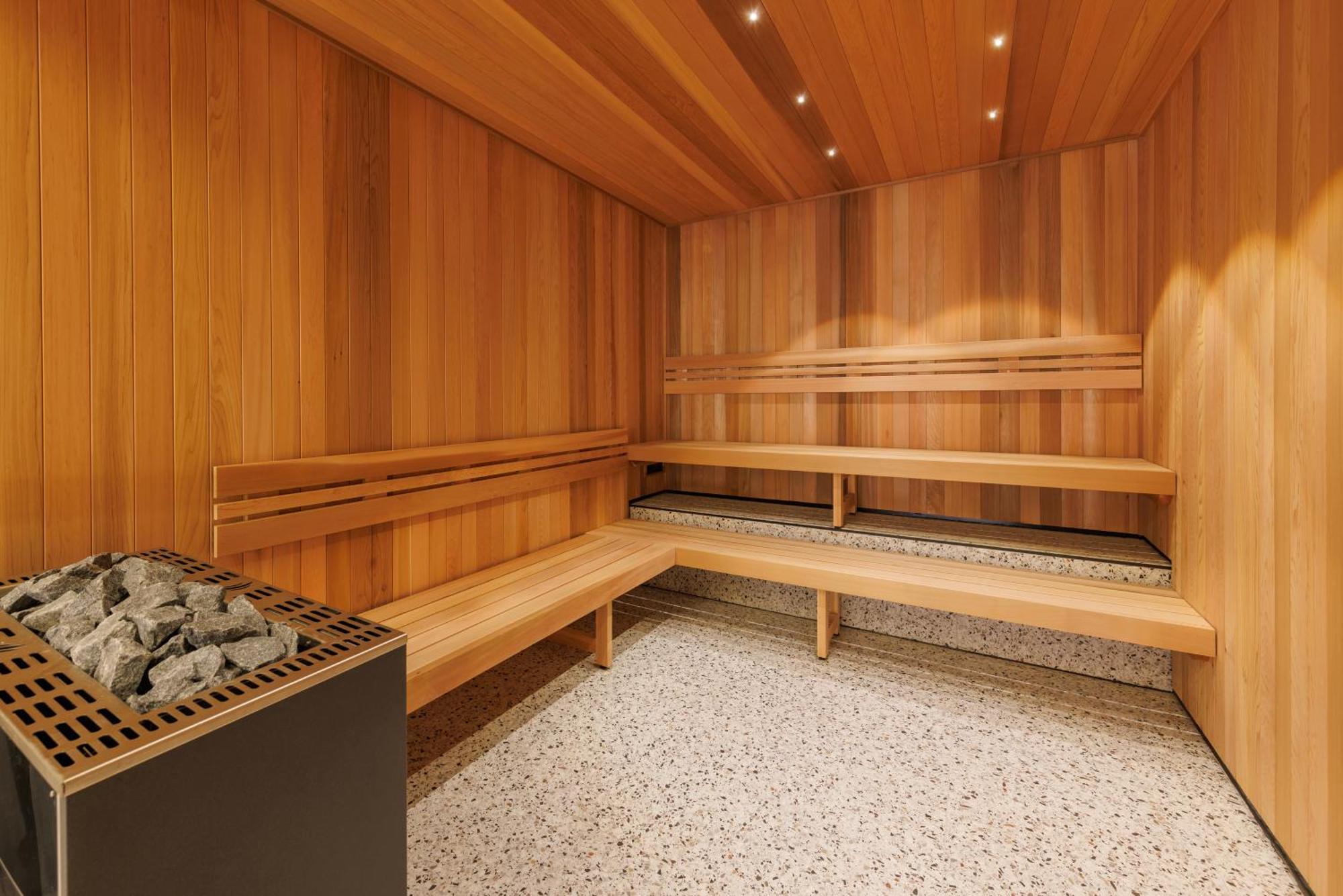 Meriton Suites ملبورن المظهر الخارجي الصورة A modern Finnish sauna