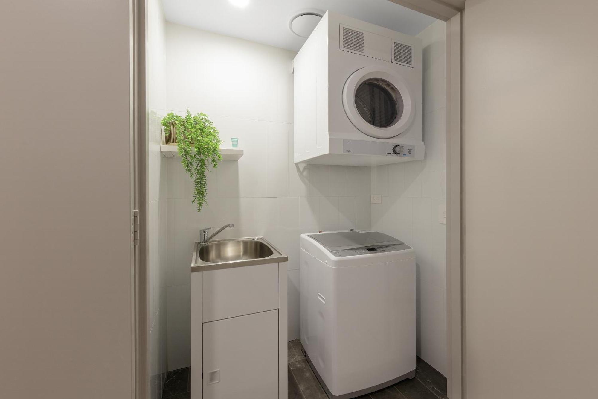 Meriton Suites ملبورن المظهر الخارجي الصورة Laundry room