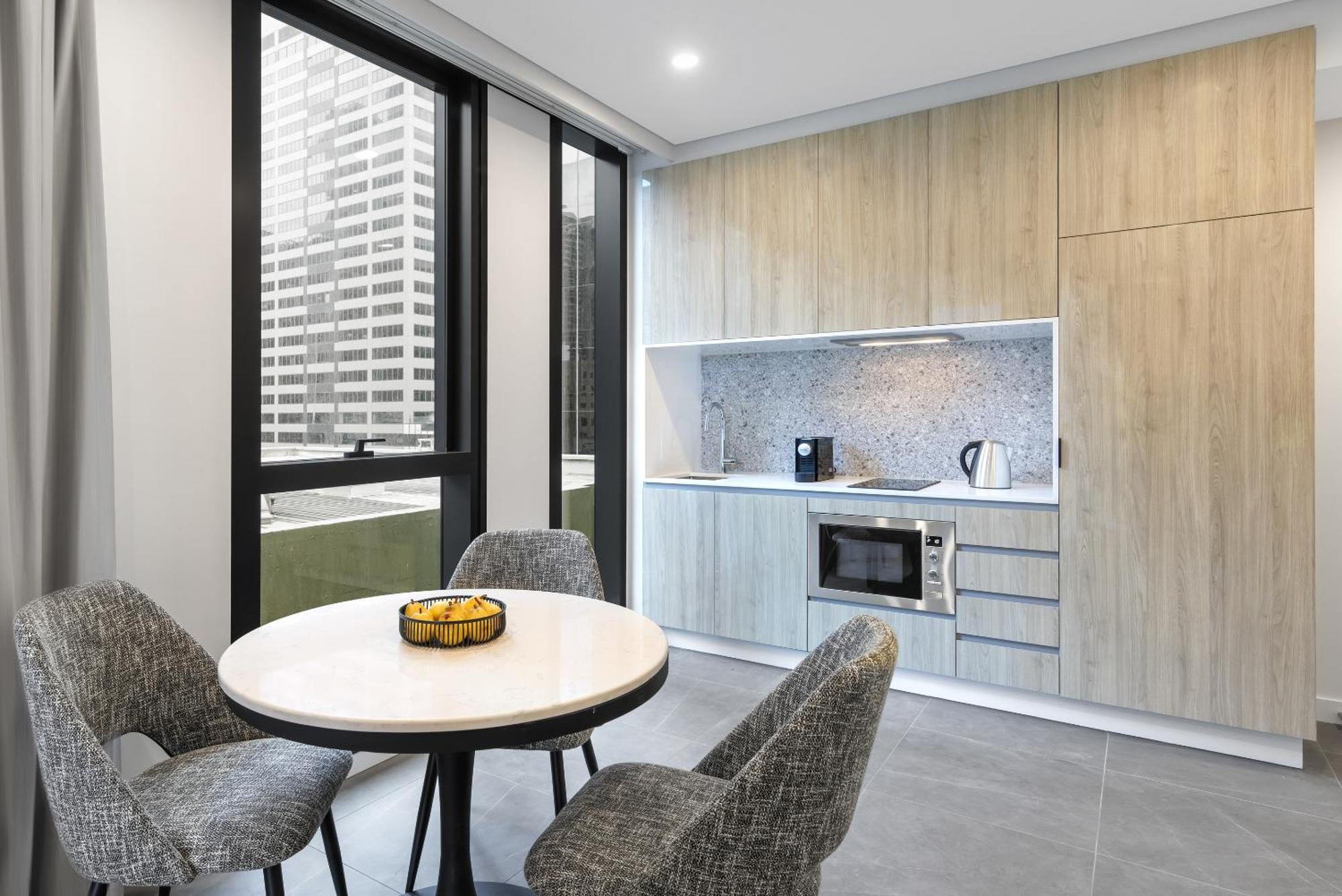 Meriton Suites ملبورن المظهر الخارجي الصورة Kitchen